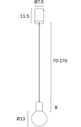 Telbix Invar Pendant 1 Light