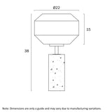 Telbix Dena Table Lamp The Deana table lamp