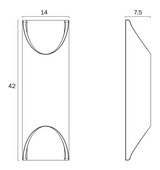Telbix Mazal Gypsum Indoor Wall Light