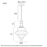 Telbix Privas 28cm Pendant Light