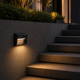 Telbix Roth Exterior Solar Wall Light Large