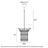 Telbix Virell 3 Light Pendant