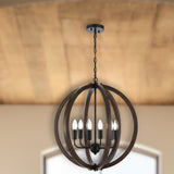 VESTAL 6 LIGHT PENDANT