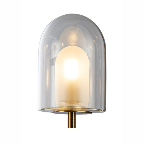 V&M EURO Satin Brass LED WallLight 2 Light