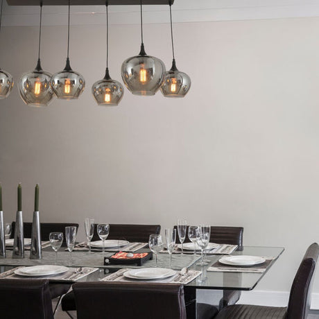 V&M Edison 6 Light Pendant