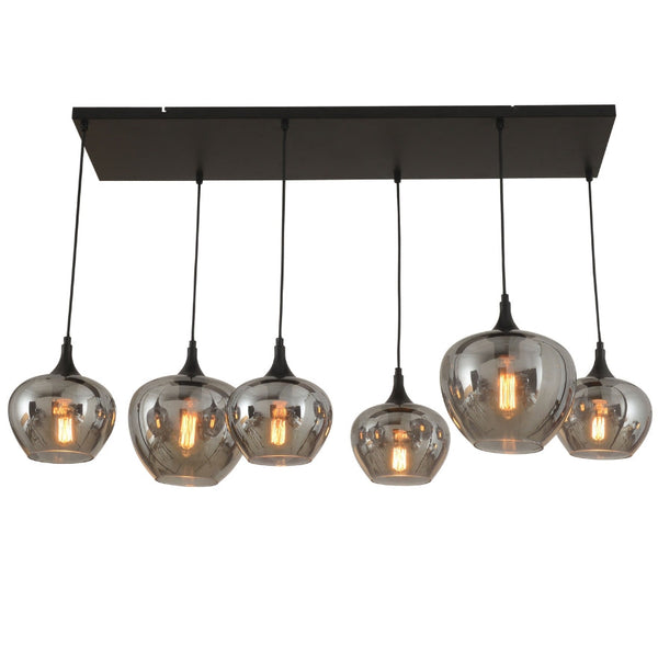 V&M Edison 6 Light Pendant