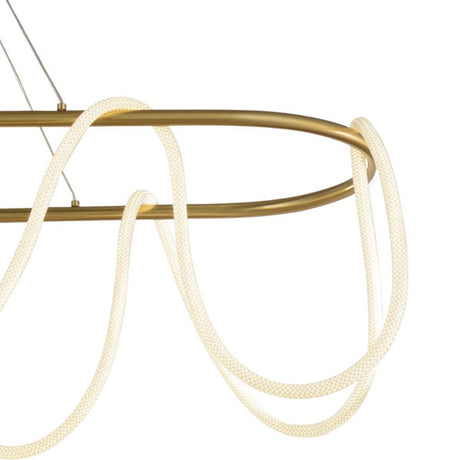 V&M LUX Rope Light LED Satin Brass