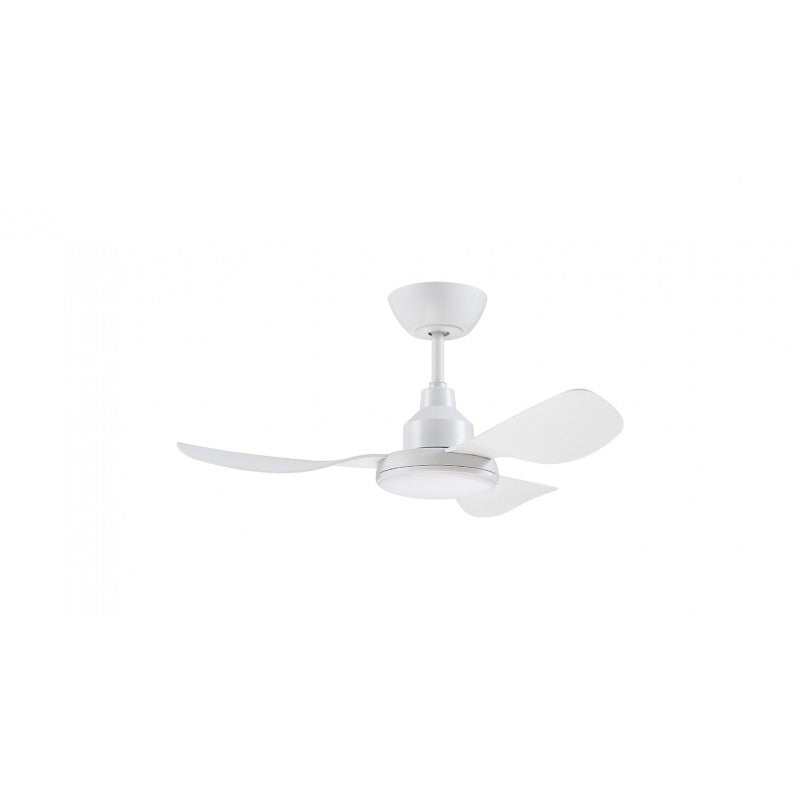 Ventair Glacier 900mm Dc Ceiling Fan With Light GLA903WH-L