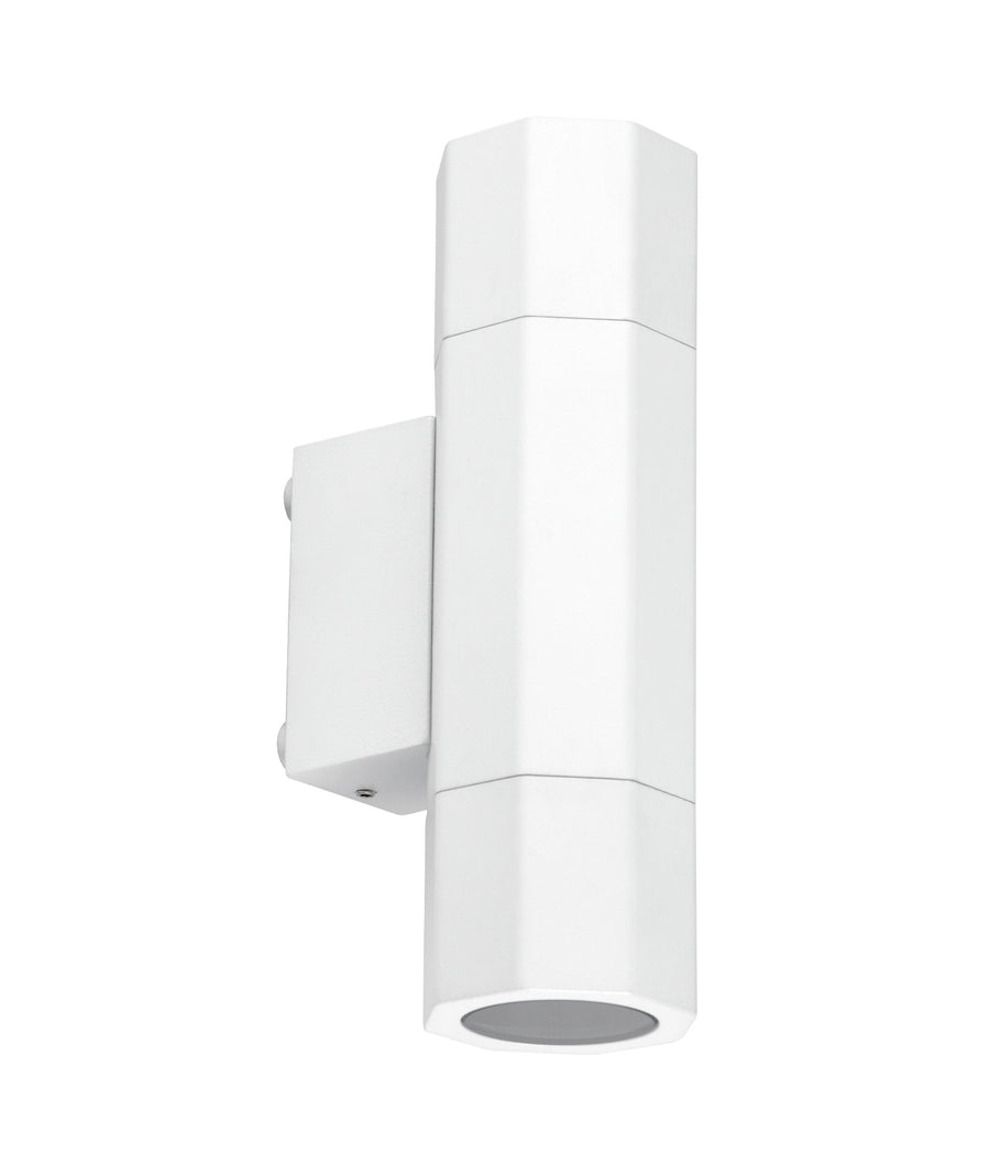 CLA Octo GU10 Exterior Octagonal Up/Down Pillar Lights IP65