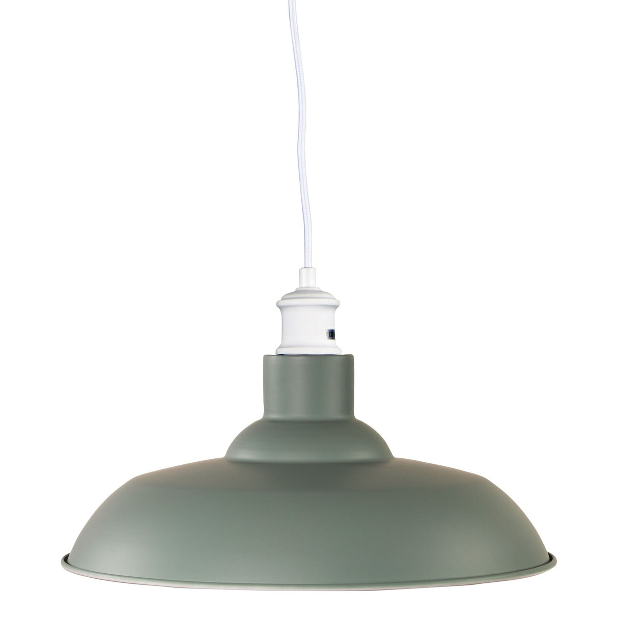 Oriel Slater.38 Oil Sage Green 38cm Industrial Vintage Shade