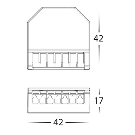 Havit HV9271 12-24v DC Single Channel RF + Push Dim Receiver