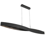 Telbix Arezzo 150 Pendant in black – bold sculptural LED pendant, modern‑industrial, dimmable, 3000K–led