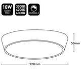 Brilliant 18W CCT Dimmable Fan Light Kit
