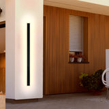 Brilliant Black Hendrick 22W 120cm LED Wall Light