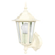 Vintage-style outdoor wall light fixture on a white background