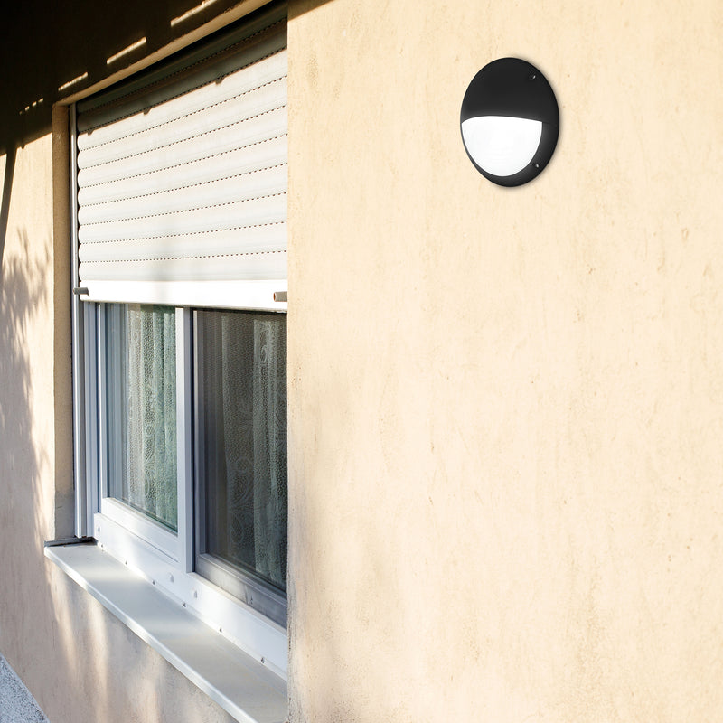 Brilliant Black Hardy Led Eyelid Vandal Proof Polycarbonate Bunker