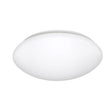 White ceiling light fixture on a white background