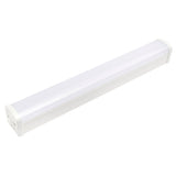 White LED strip light on a white background