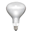 Clear light bulb on a white background