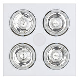 Brilliant Horizon 4+1 Light 3-In-1 Bathroom Mate - White