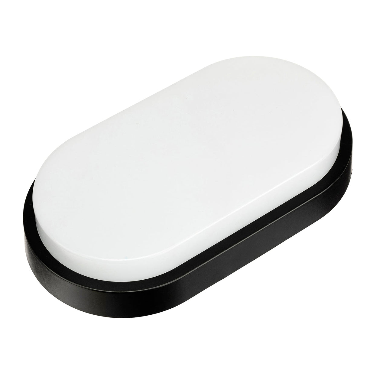 Brilliant Jenkins 10W Led Oval Bunker Light - Black