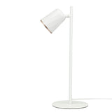 White table lamp on a white background