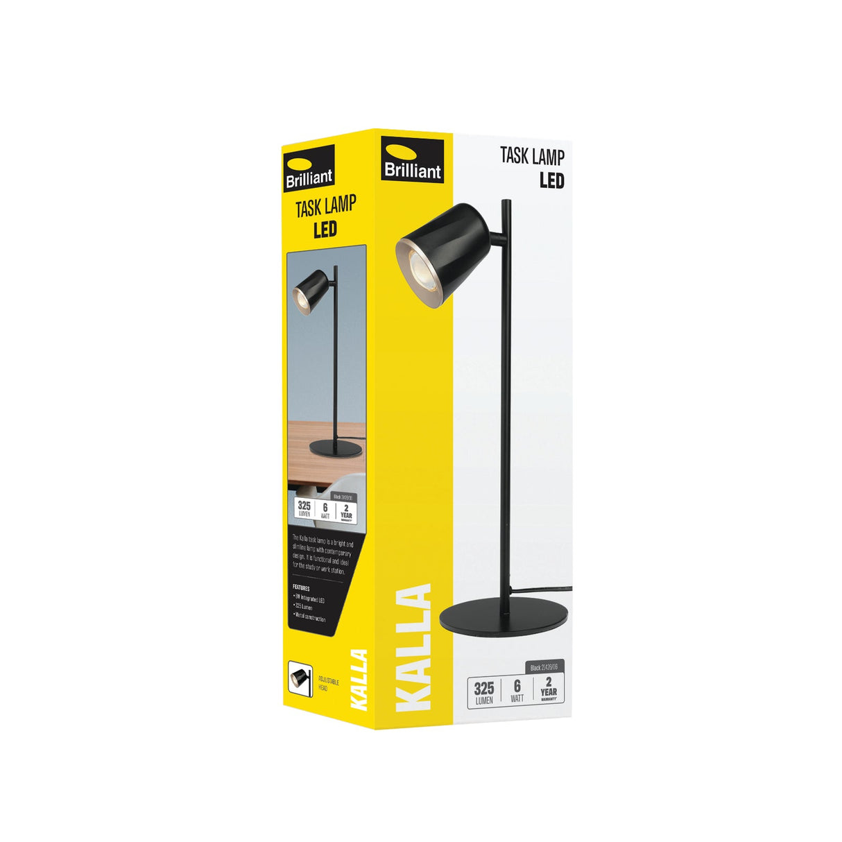Brilliant Kalla 6W Led Task Lamp