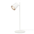 White desk lamp on a white background