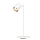 White desk lamp on a white background
