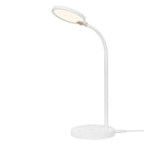 White LED desk lamp on a white background