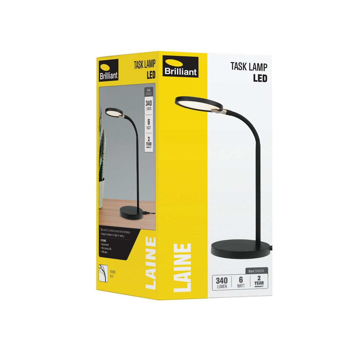 Brilliant Laine 4.5w Led Task Lamp