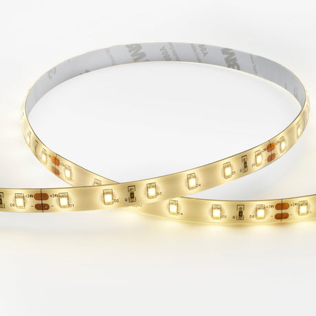 LED light strip on a white background