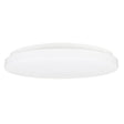 White ceiling light fixture on a white background