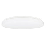 White ceiling light fixture on a white background