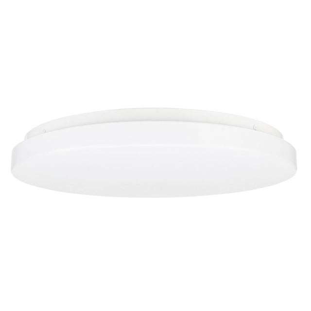 White ceiling light fixture on a white background