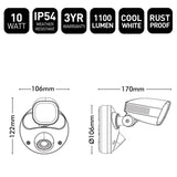 Brilliant Shielder LED Single Light Floodlight