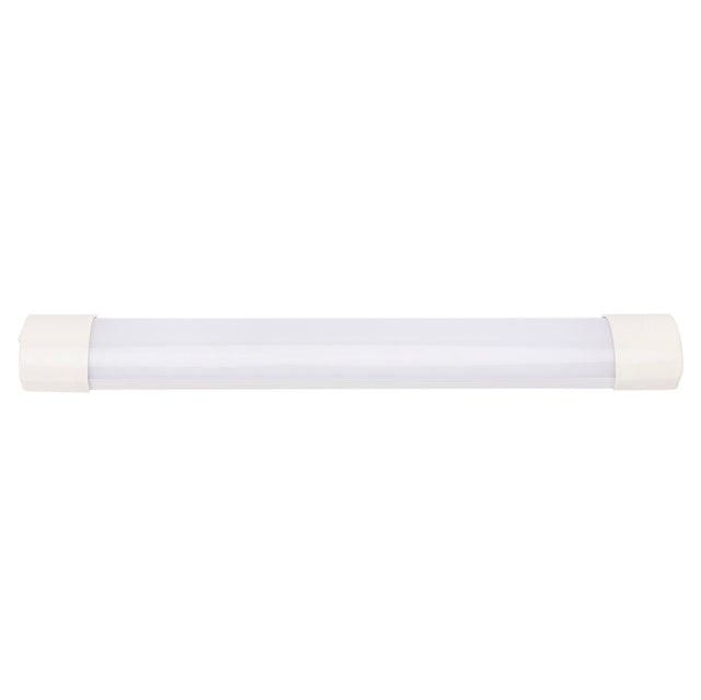 White LED light bar on a white background