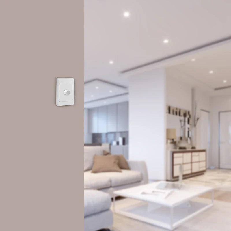 Brilliant Smart Black 2 Wire Rotary Dimmer Mech