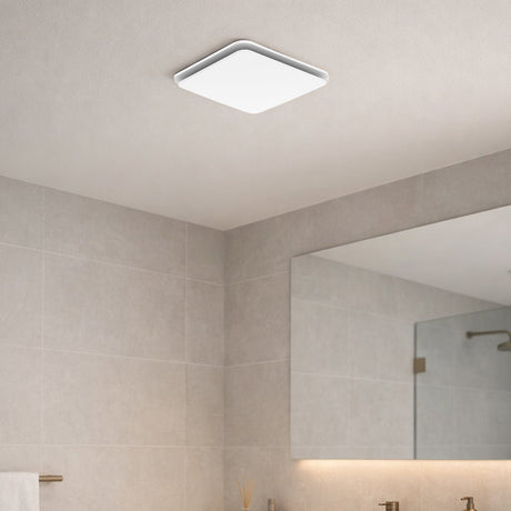 Brilliant White Blizzard Square 270mm DC Exhaust Fan