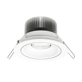 LED downlight on a white background