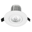 LED downlight fixture on a white background