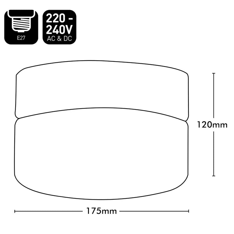 Brilliant White Pacifica-II Clipper Light Kit