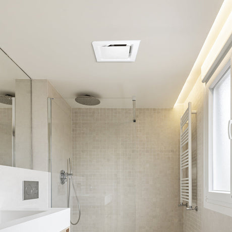 Brilliant White Sarico-II Square 290mm Exhaust Fan
