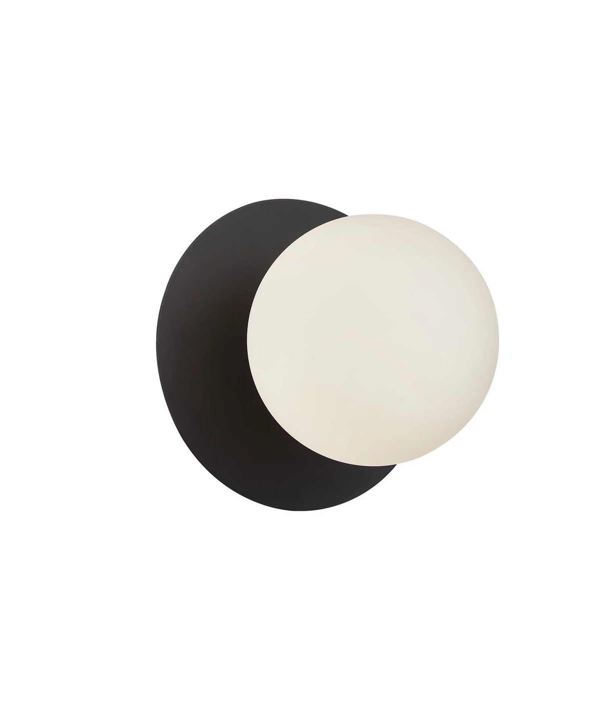 CLA BALLE Interior Round Opal Diffuser with Round Base Wall Lights