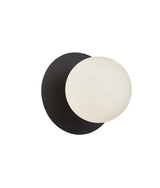 CLA BALLE Interior Round Opal Diffuser with Round Base Wall Lights