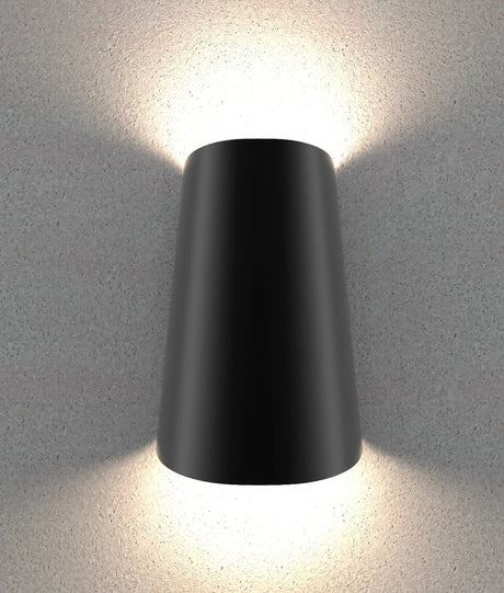 CLA BESTRI LED Tri-CCT Exterior Surface Mounted Cone Up Down Wall Light IP65
