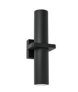 CLA BRILLER Exterior Black Up Down Pillar Spot Light IP65