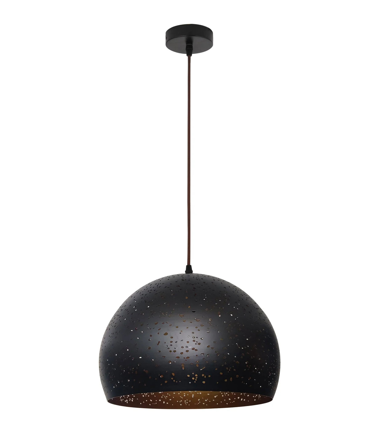 CLA CELESTE Bohemian Rustic Embossed Dome Shape Pendant Light