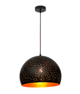 CLA CELESTE Bohemian Rustic Embossed Dome Shape Pendant Light
