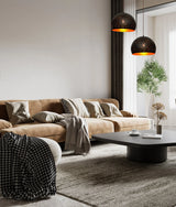 CLA CELESTE Bohemian Rustic Embossed Dome Shape Pendant Light